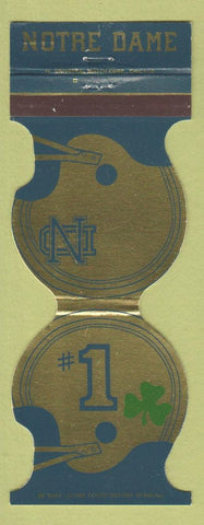 Matchbook Cover - Notre Dame Irish Football 1983 Holiday Inn South Bend IN