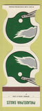 Matchbook Cover - Philadelphia Eagles Football 1980 Bank Bridgeton NJ