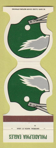 Matchbook Cover - Philadelphia Eagles Football 1980 Bank Bridgeton NJ