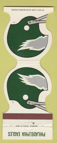 Matchbook Cover - Philadelphia Eagles Football 1982 Merz Tours Philadelphia PA