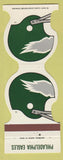Matchbook Cover - Philadelphia Eagles Football 1982 Knights of Columbus CU PA