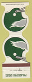 Matchbook Cover - Philadelphia Eagles Football 1982 Alvino's Langhorne PA