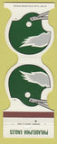 Matchbook Cover - Philadelphia Eagles Football 1982 Sahron Savings Darby PA