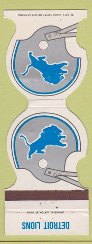Matchbook Cover - Detroit Lions Football 1979 Kellogg Credit Union WEAR