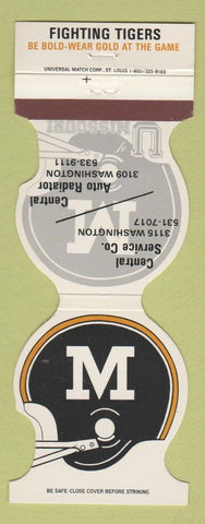 Matchbook Cover - Missouri Tigers Football 1985 Crown Supply St Louis MO