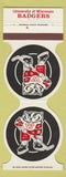 Matchbook Cover - Wisconsin Badgers Hockey 1979 Terrace Sports Middleton WI