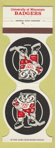 Matchbook Cover - Wisconsin Badgers Hockey 1979 Terrace Sports Middleton WI