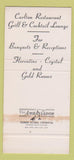 Matchbook Cover - Carlton House Hotel New York City 30 Stk SAMPLE