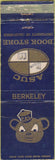 Matchbook Cover - Cal Berkeley CA Bears 1969 football schedule WORN