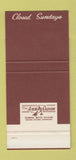 Matchbook Cover - Scoop Restaurant New York City 30 Stk SAMPLE