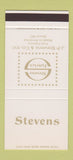 Matchbook Cover - Stevens Fabrics  30 Stk SAMPLE