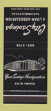 Matchbook Cover - City Savings and Loan San Angelo TX 30 Stk SAMPLE