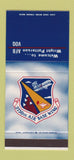 Matchbook Cover - Wright Patterson Air Force Base 2750th Wing 30 Stk SAMPLE