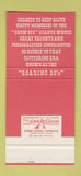 Matchbook Cover - The 20's Restaurant Omaha NE 30 Stk SAMPLE