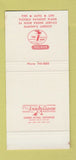 Matchbook Cover - Athens Insurance GA? 30 Stk SAMPLE