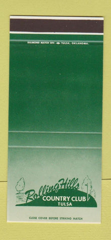 Matchbook Cover - Rollings Hills Country Club Tulsa OK 30 Stk SAMPLE