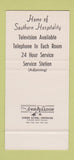 Matchbook Cover - Tarrymore Motel Jackson MS 30 Stk SAMPLE