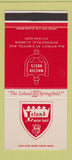 Matchbook Cover - Leland Motor Hotel Springfield IL 30 Stk SAMPLE