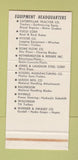 Matchbook Cover - Caterpillar Tractors Salisbury Charlotte NC  30 Stk SAMPLE