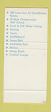 Matchbook Cover - The Plantation Crystal River FL 30 Stk SAMPLE