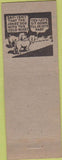Matchbook Cover - Ted's Bar Ghent MN Arrow