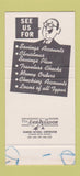 Matchbook Cover - Packers National Bank Omaha NE 30 Stk SAMPLE