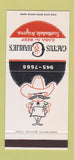 Matchbook Cover - Cactus Charlie's Beef Casa Scottsdale AZ 30 Stk SAMPLE