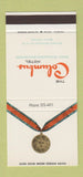 Matchbook Cover - Columbus Hotel Miami FL 30 Stk SAMPLE