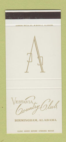 Matchbook Cover - Vestavia Country Club Birmingham AL 30 Stk SAMPLE