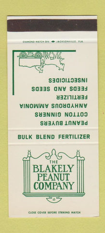 Matchbook Cover - Blakely Peanut Company Fertilizer 30 Stk SAMPLE