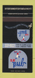 Matchbook Cover - Le Pub Chicago IL Lincoln Park 30 Stk SAMPLE