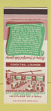 Matchbook Cover - George McGowan's Restaurant Lake George NY 30 Stk SAMPLE
