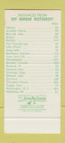Matchbook Cover - George McGowan's Restaurant Lake George NY 30 Stk SAMPLE
