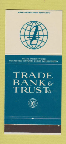 Matchbook Cover - Trade Bank and Trust New York City 30 Stk SAMPLE