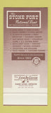 Matchbook Cover - Stone Fort National Bank Cacogdoches TX 30 Stk SAMPLE