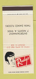 Matchbook Cover - Rudy's Latham NY restaurant 30 Stk SAMPLE