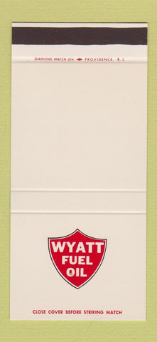 Matchbook Cover - Wyatt Fuel Oil New Haven CT 30 Stk SAMPLE
