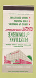 Matchbook Cover - First Bank of Commerce 30 Stk SAMPLE