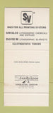 Matchbook Cover Sinclair and Valentine Print Inks Martin Marietta 30 Stk SAMPLE