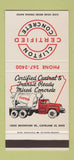 Matchbook Cover - Clifton Concrete Cleveland OH  30 Stk SAMPLE