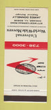Matchbook Cover - Universal World Wide Movers Chicago IL WEAR 30 Stk SAMPLE