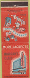 Matchbook Cover - Harrah's Club casino Reno NV orange