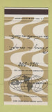 Matchbook Cover - Americana Hotel Miami Beach FL MISCUT? 30 Stk SAMPLE