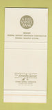 Matchbook Cover - Southern Bank and Trust Richmond VA 30 Stk SAMPLE