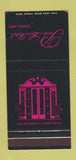 Matchbook Cover - Park Lane Hotel Toledo OH 30 Stk SAMPLE