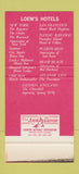 Matchbook Cover - Traymore Atlantic City NJ hotel 30 Stk SAMPLE
