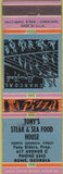 Matchbook Cover - Tony's Steak Sea Food Rome GA