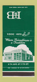 Matchbook Cover - Huntington Trust and Savings Bank Columbus? OH 30 Stk SAMPLE