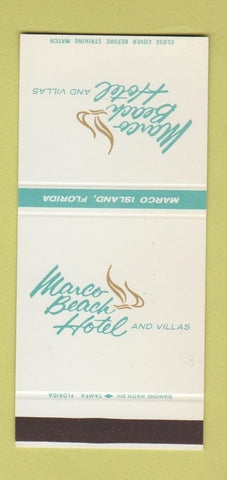 Matchbook Cover - Marco Beach Hotel Marci Island FL 30 Stk SAMPLE