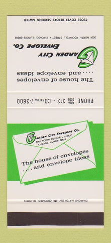 Matchbook Cover - Garden City Envelope Company Chicago IL 30 Stk SAMPLE